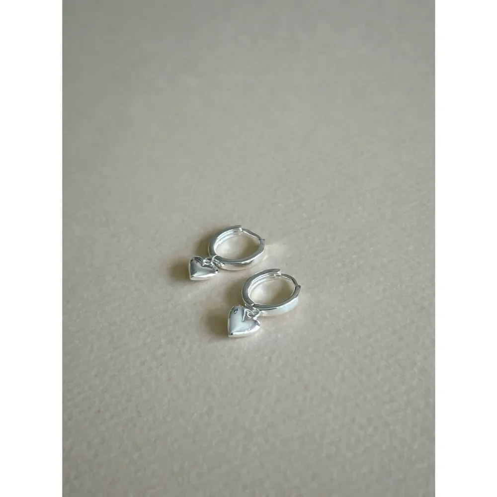 Heart Hoop Earrings M1802